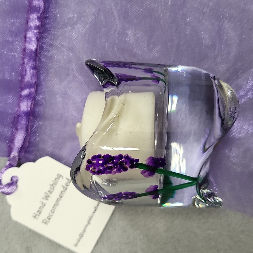 NWT Votive Candle Holder, Candle, and Bag ~ Unscented - Picture 2 of 11